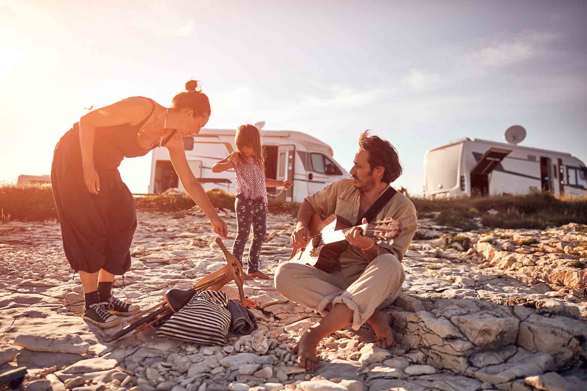 Prodej obytných vozů - ilustrační obrázek