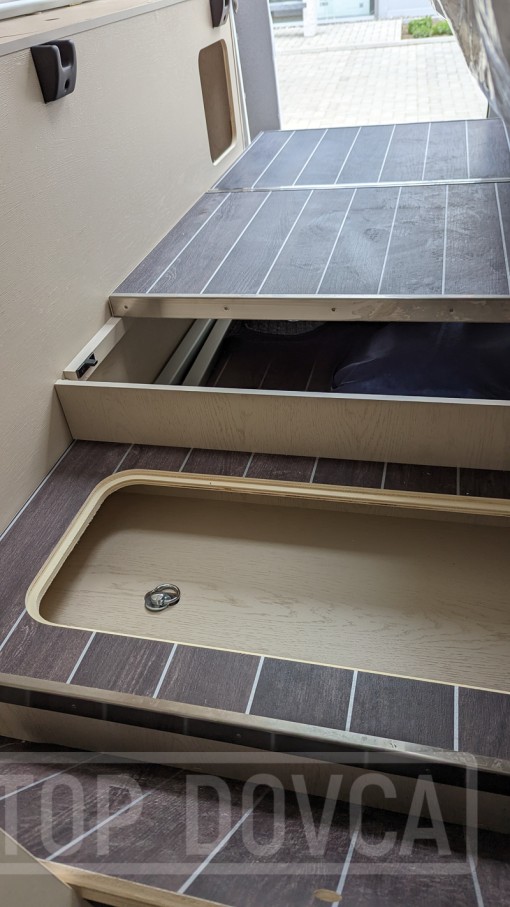 Obytná dodávka Fiat Ducato XGO X Van 104 - model 2024 - interiér vozu