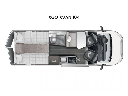 Obytná dodávka Fiat Ducato XGO X Van 104 - model 2024 - exteriér vozu